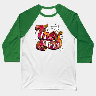 They Them (60s Style) Baseball T-Shirt